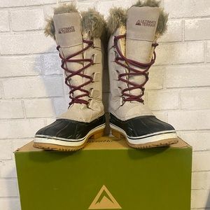 Ultimate Terrain Size 8 Women’s Laurel Ridge Winter Boots Birch Color